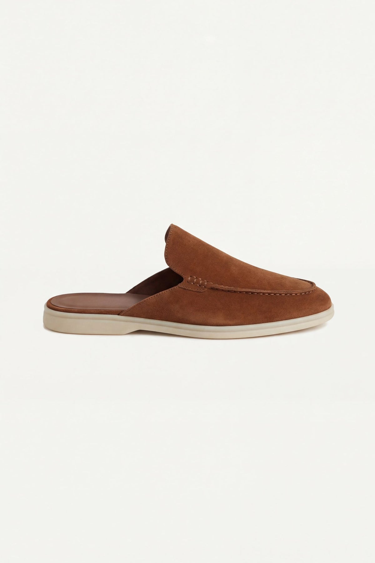 Suede Yacht Loafer Camel | Slip-On Boat Loafer