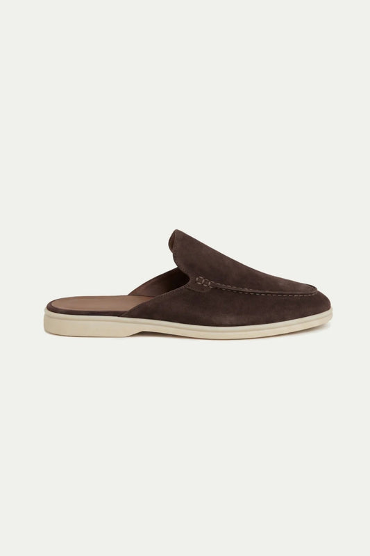 Suede Yacht Loafer Brown | Slip-On Boat Loafer