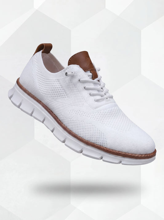 Ultracomfort Breathable Shoes White | Lightweight Walking Shoes