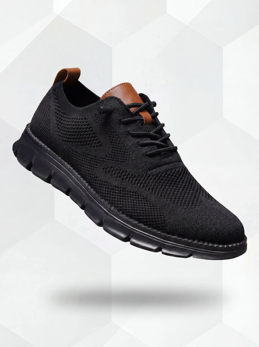 Ultracomfort Breathable Shoes Black | Lightweight Walking Shoes