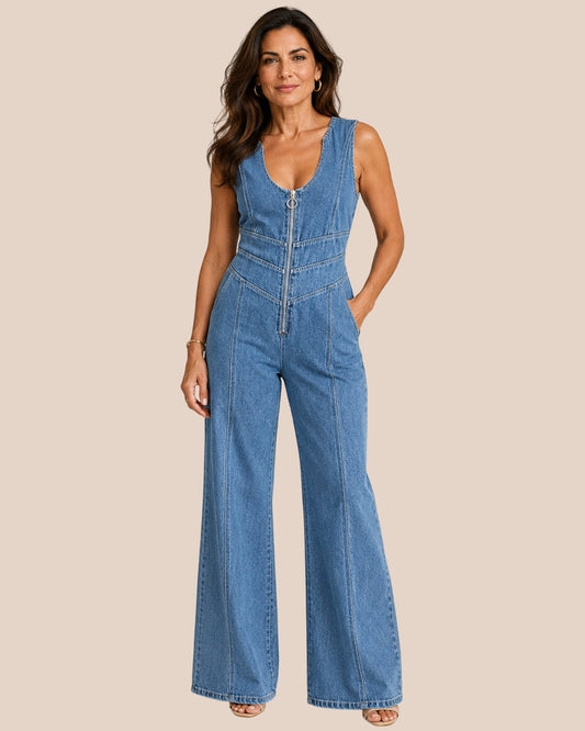 Mono elegante de mezclilla