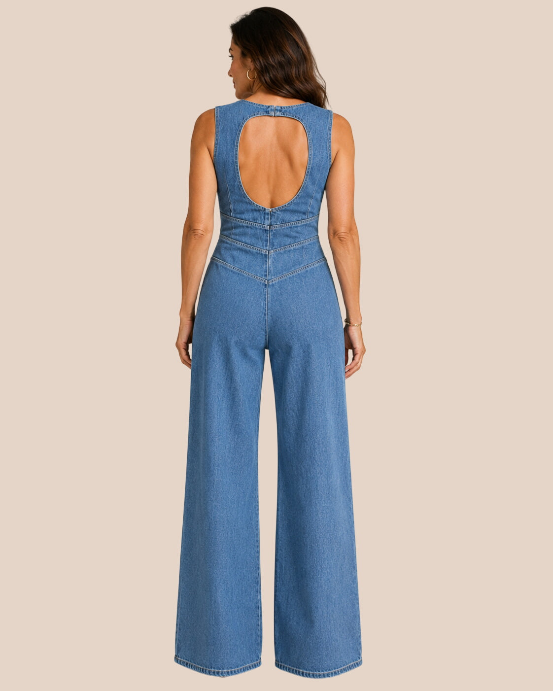 Mono elegante de mezclilla