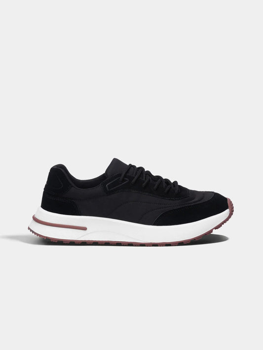 Rafelo Sneaker Midnight Black | Premium Low-Top Sneaker