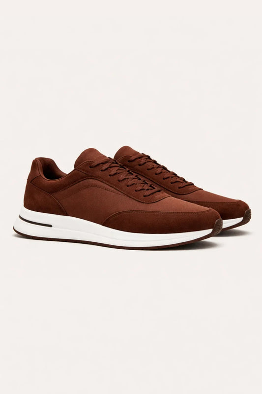 Rafelo Sneaker Mocha | Premium Low-Top Sneaker