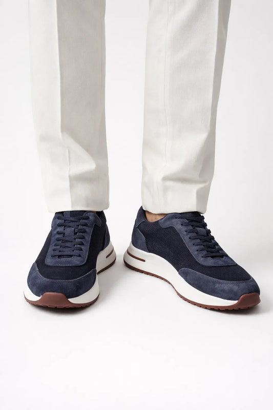 Giuliano City Sneaker Navy | Suede City Sneaker