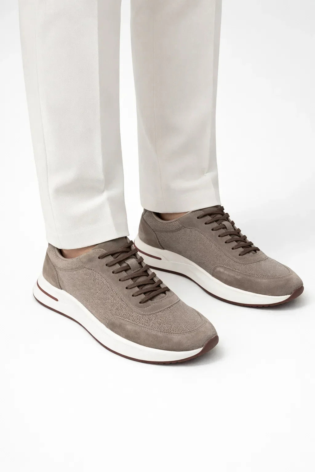 Giuliano City Sneaker Beige | Suede City Sneaker