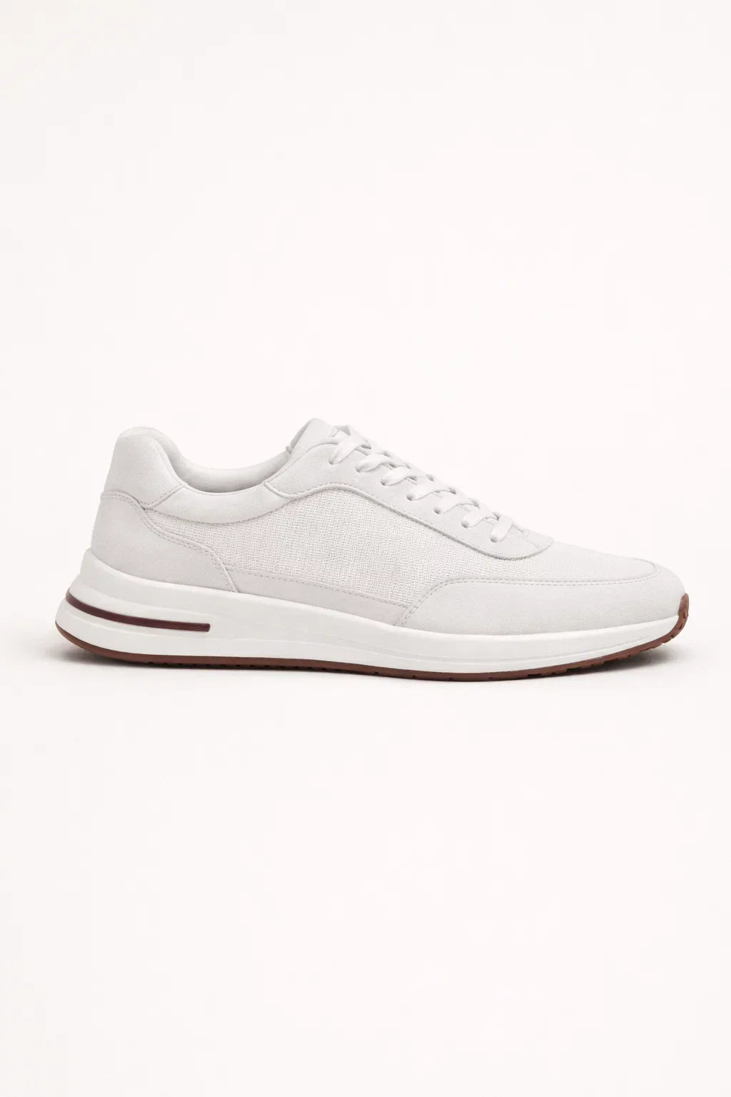 Giuliano City Sneaker White | Suede City Sneaker