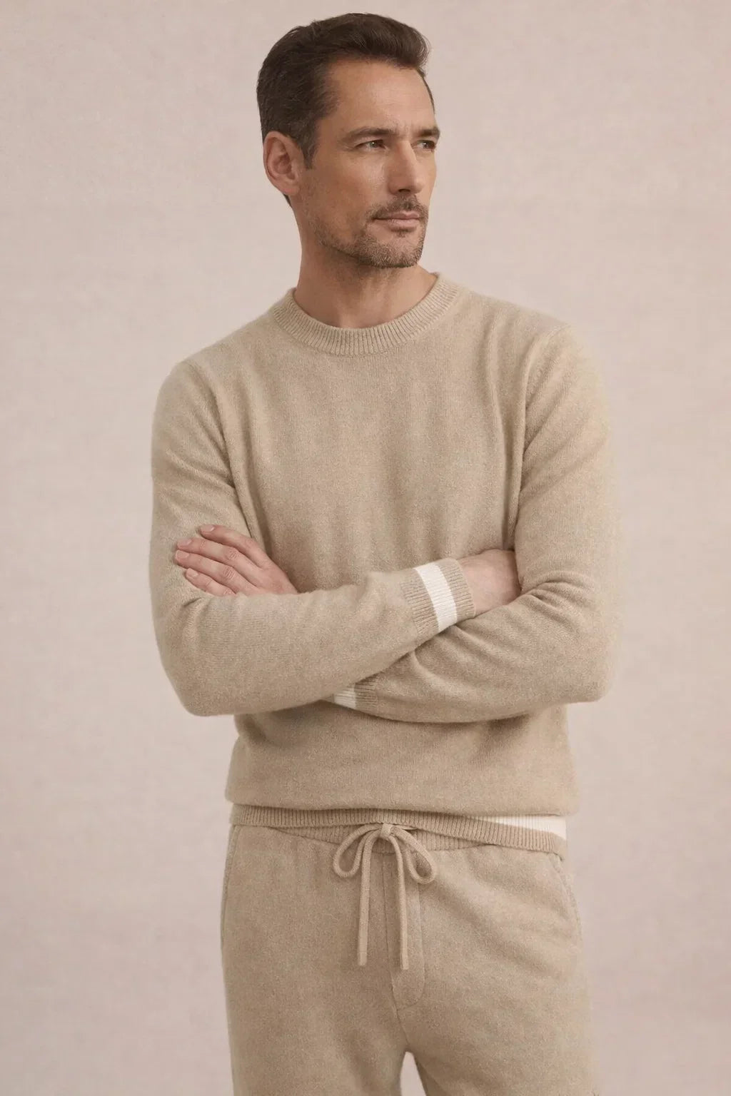 Nilo Signature Set Sand | Two-Piece Knit Set
