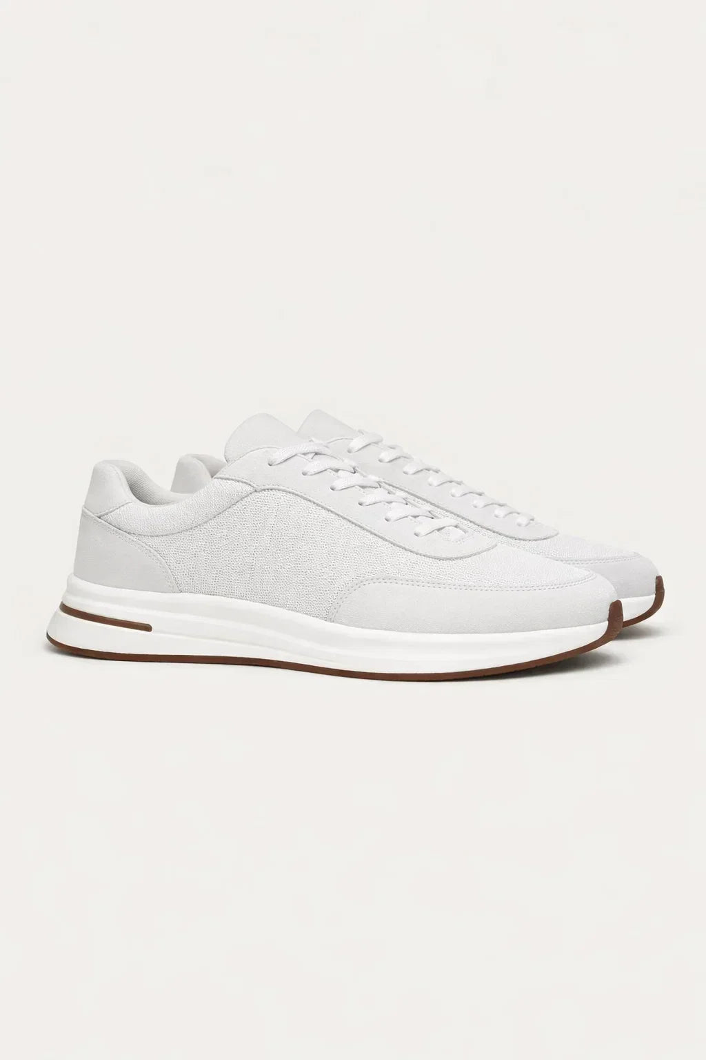 Giuliano City Sneaker White | Suede City Sneaker