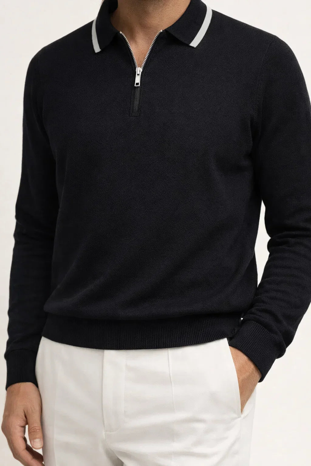 Extrafine City Polo Black
