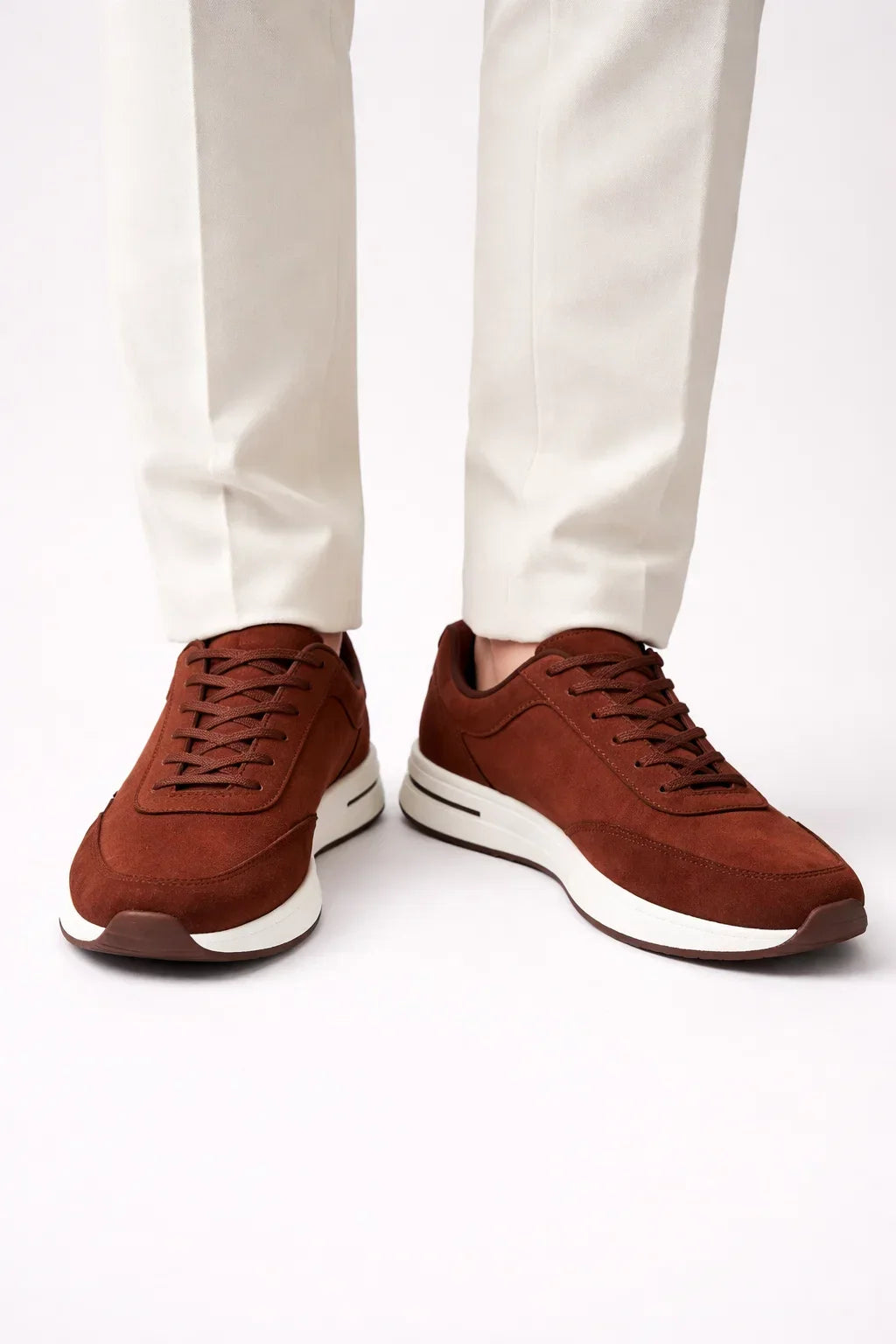 Rafelo Sneaker Mocha | Premium Low-Top Sneaker
