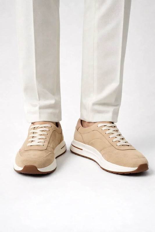 Rafelo Sneaker Beige | Premium Low-Top Sneaker