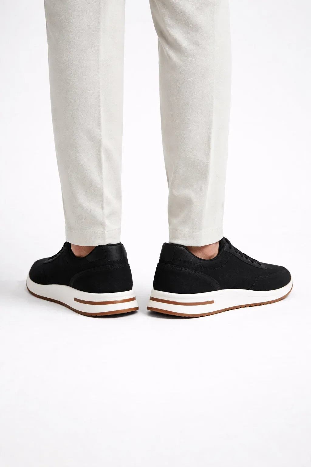 Giuliano City Sneaker Black | Suede City Sneaker