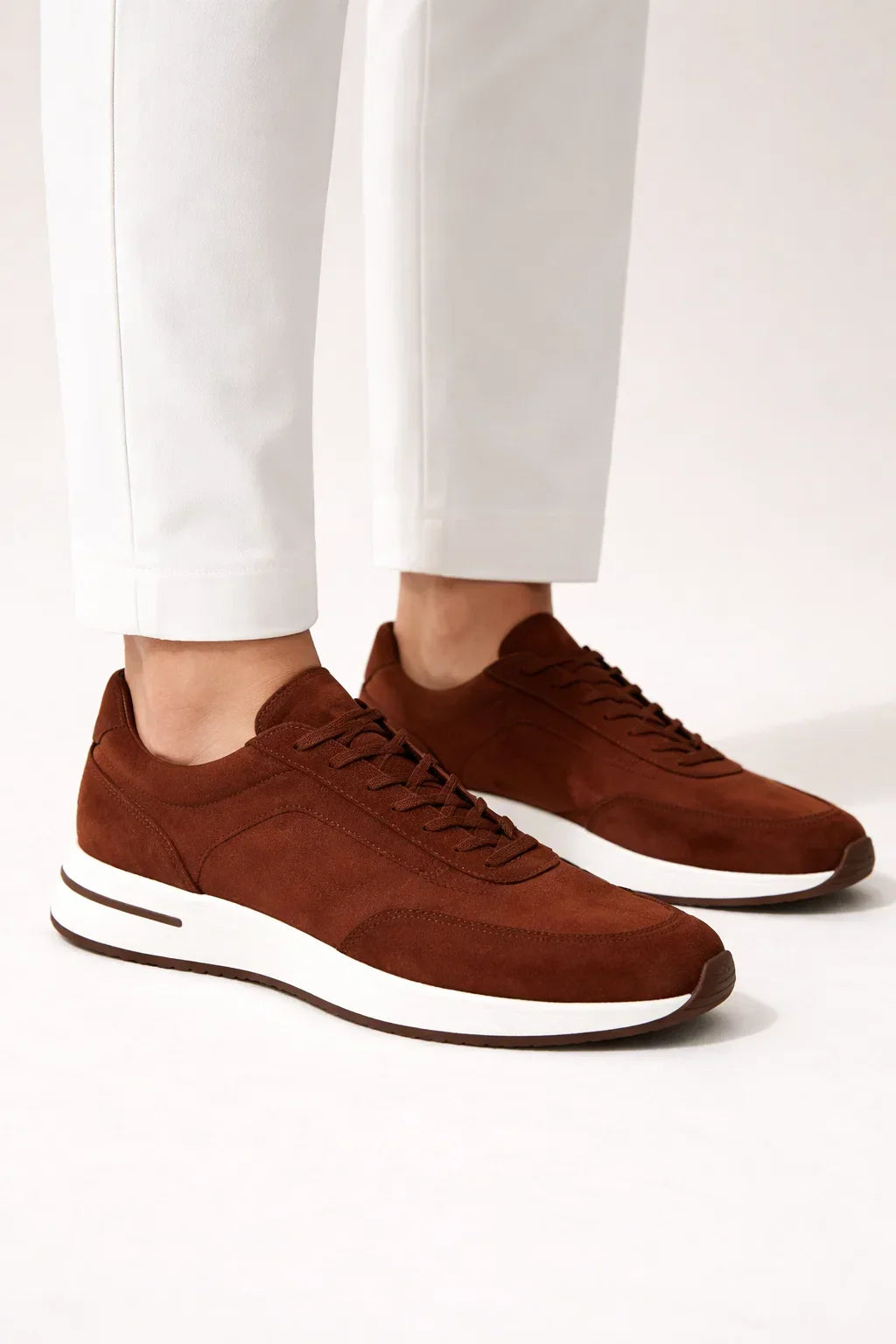 Rafelo Sneaker Mocha | Premium Low-Top Sneaker