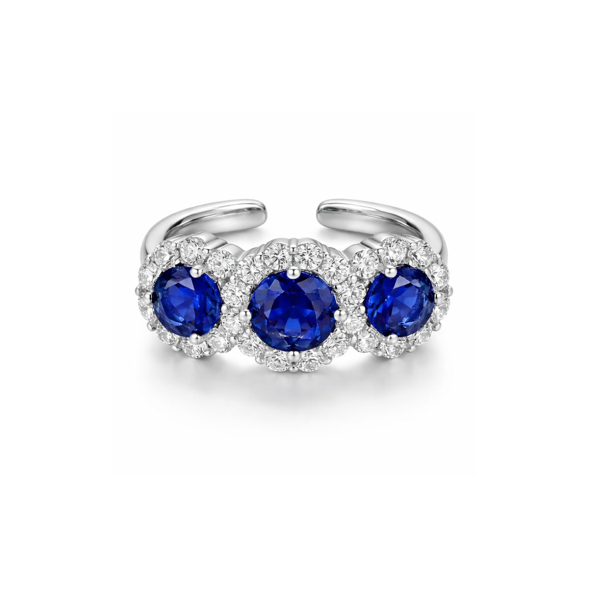 Anillo trilogía de piedras